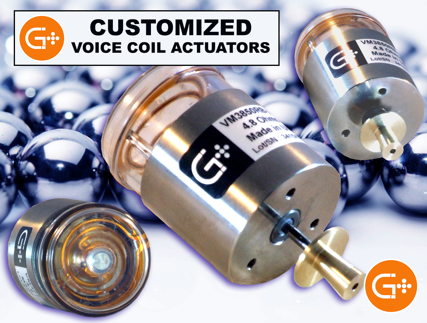 Customized Voice Coil Actuators by Geeplus