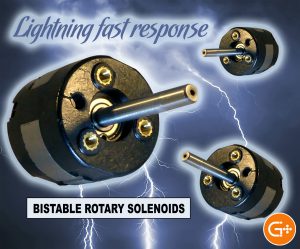 Bistable rotary solenoid fast response time