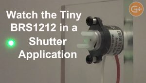 Bistable rotary solenoid by Geeplus in shutter application, video link