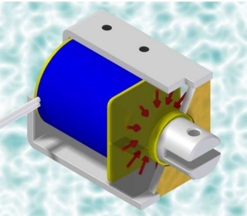 Latching Solenoid Construction Drawing