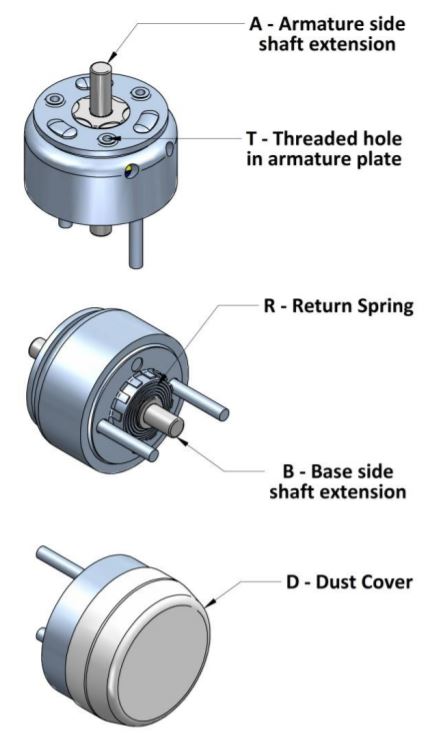 Rotary solenoid mechanical configuration from Geeplus