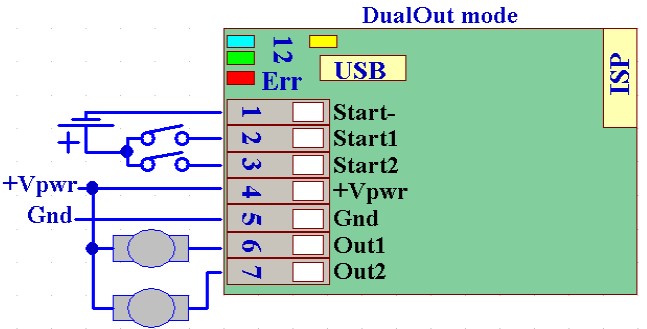 Geeplus PHu50 control circuit DualOut mode