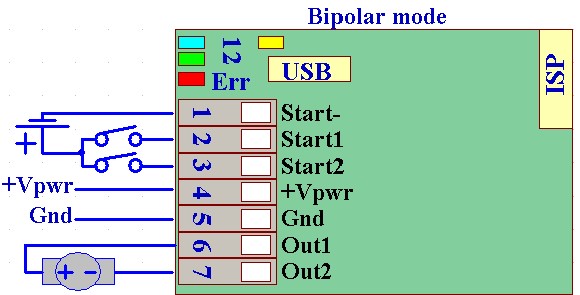 Geeplus PHu50 control circuit bipolar mode