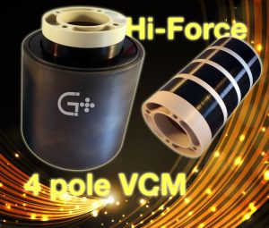 4-pole Voice coil actuator from Geeplus